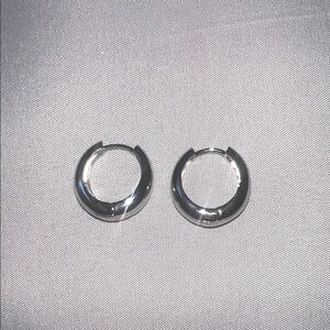 Silver Hoop Earrings